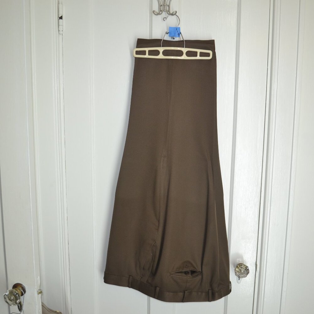 Paul Fredrick Men's Slacks - Taupe size 52